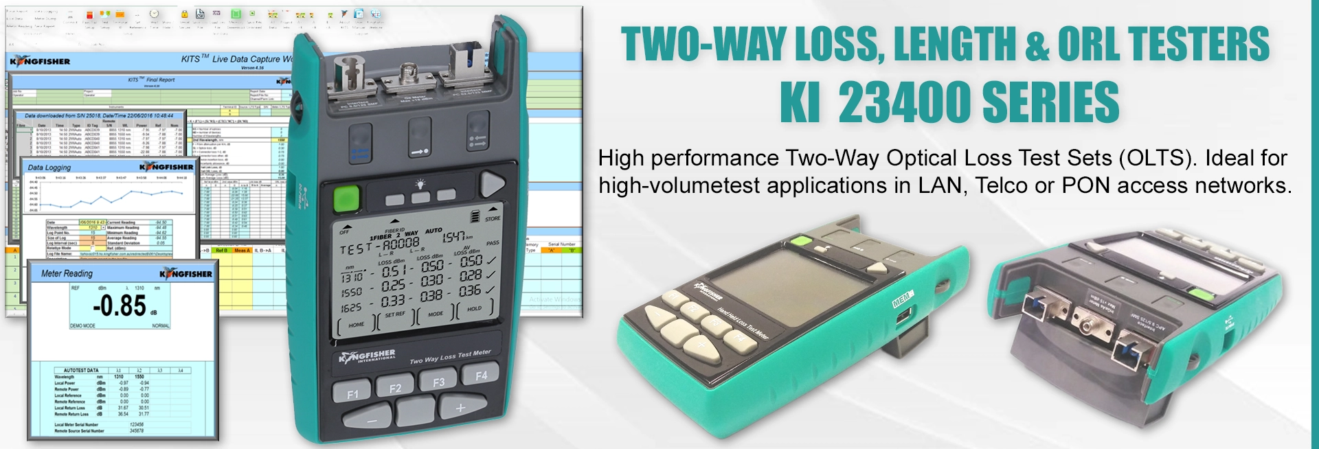 KI 23400 / 27400 Optical Loss Test Sets